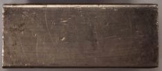 10 ounce (oz) Engelhard Silver Bar, 'E' logo with 8 sides, Reverse