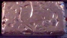 5 ounce (oz) Engelhard Silver Bar, 5-Digit, 'Fine Silver' Line, Poured, Reverse