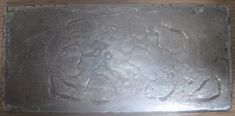 50 Ounce (oz) Engelhard Silver Bar, Standard Variety, Reverse