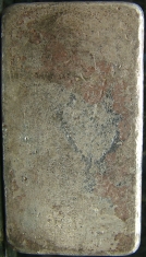 10-Ounce (oz) Johnson Matthey Silver Bar, Old Style, Reverse