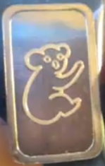 5-Gram (g) Johnson Matthey Silver Bar, Koalagram, Reverse