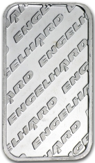 1 ounce (oz) Engelhard Platinum Bar, Eagle, Reverse